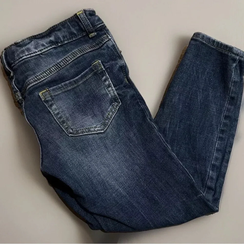 Gymboree Girl's Super Skinny Denim Jeans Size 6 w/Stretch & Adjustable Waist